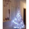 Árbol De Navidad 150cm 1.5m Pino Artificial Decoración Navideña Con Soporte Metálico Ramas Blancas Con Efecto Nieve