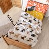 Juego De Funda Nórdica Happyfriday Mr Fox Dogs Multicolor Cama De 105 2 Piezas