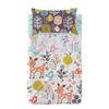 Juego De Sábanas Happyfriday Moshi Moshi Woodland Multicolor Cuna De Bebé 2 Piezas