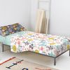 Juego De Sábanas Happyfriday Moshi Moshi Woodland Multicolor Cama De 80/90 2 Piezas