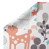 Juego De Sábanas Happyfriday Moshi Moshi Woodland Multicolor Cama De 80/90 2 Piezas