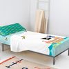 Juego De Sábanas Happyfriday Mr Fox Flying Boy Multicolor Cama De 105 2 Piezas