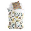 Juego De Funda Nórdica Happyfriday Moshi Moshi Harvestwood Multicolor Cama De 80 2 Piezas