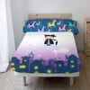 Juego De Sábanas Happyfriday Mr Fox Nanny Multicolor Cama De 80/90 2 Piezas