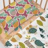 Sábana Bajera Ajustable Happyfriday Moshi Moshic Harvestwood Multicolor 60 X 120 X 14 Cm