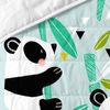 Colcha Happyfriday Moshi Moshi Azul 200 X 260 Cm Oso Panda