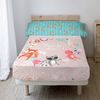 Juego De Sábanas Happyfriday Moshi Moshi Fantasy Multicolor Cama De 105 2 Piezas