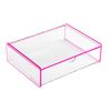 Caja Acrilica Rosa