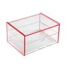 Caja Acrilica Doble Roja