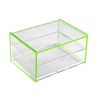 Caja Acrilica Doble Verde