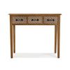 Mueble Recibidor Estrecho Para La Entrada O El Pasillo, Mesa Consola, Marrón, 80x30x90,5cm