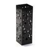 Paragüero Cuadrado De Metal Versa Home 15,5x15,5x49 Cm - Negro