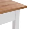 Mesa De Comedor Para Cocina, Terraza, Jardín O Comedor, , Medidas (al X L X An) 80 X 70 X 120 Cm, Madera, Color Marrón Y Blanco