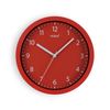 Versa Relojes De Pared De Estilo Moderno, Medidas (al X L X An) 25 X 4 X 25 Cm, Color Rojo