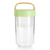 Lékué Jar To Go - Recipiente Hermético Porta Alimentos Tritan 600ml. Verde