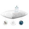 Pack De 2 Almohadas De Fibra, Funda Antiácaros 90x40cm Pikolin Home