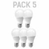 Pack X5 Bombilla Ledeco Silver Electronics Estándar 9w E27 3000k