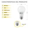 Pack X5 Bombilla Ledeco Silver Electronics Estándar 9w E27 3000k