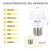 Pack X5 Bombilla Ledeco Silver Electronics Esférica 5w E27 6000k