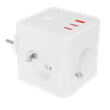 E-block Smart Wifi + Bluetooth Tuya Smart, Base 3 Salidas Schuko, 2 Usb Y 1 Usb Tipe C + Interruptor