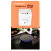 E-block Smart Wifi + Bluetooth Tuya Smart, Base 3 Salidas Schuko, 2 Usb Y 1 Usb Tipe C + Interruptor