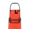 Carro Rolser Ecosak 4 Ruedas Plegable - Mandarina