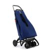 Carro Rolser Ecosak 4 Ruedas 2 Giratorias Plegable - Marino