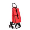 Carro Rolser Big Polar 6 Ruedas Sube Escaleras Plegable - Rojo