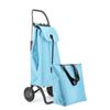 Combo Carro Rolser I-max Mf 2 Ruedas Plegable - Celeste + Bolsa Extra