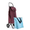 Combo Carro Rolser I-max Mf 2 Ruedas Plegable - Burdeos + Bolsa Extra