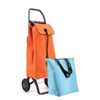 Combo Carro Rolser I-max Mf 2 Ruedas Plegable - Naranja + Bolsa Extra