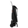 Combo Carro Rolser I-max Mf 4 Ruedas Plegable - Negro + Bolsa Extra