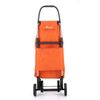 Combo Carro Rolser I-max Mf 4 Ruedas Plegable - Naranja + Bolsa Extra