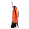 Combo Carro Rolser I-max Mf 4 Ruedas Plegable - Naranja + Bolsa Extra