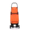 Combo Carro Rolser I-max Mf 4 Ruedas 2 Giratorias Plegable - Naranja + Bolsa Extra