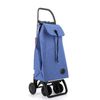 Carro Rolser I-max Tweed 4 Ruedas 2 Giratorias Plegable - Azul