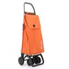 Carro Rolser Akanto Mf 4 Ruedas 2 Giratorias Plegable - Naranja