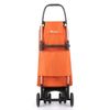 Carro Rolser Akanto Mf 4 Ruedas 2 Giratorias Plegable - Naranja