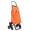 Carro Rolser Akanto Mf 6 Ruedas Sube Escaleras Plegable - Naranja