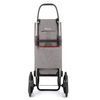 Carro Rolser Wallaby Tweed 6 Ruedas Sube Escaleras Plegable - Gris