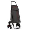 Carro Rolser Wallaby Tweed 6 Ruedas Sube Escaleras Plegable - Negro