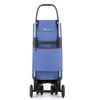 Carro Rolser Wallaby Tweed 4 Ruedas 2 Giratorias Plegable - Azul