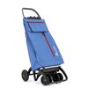 Carro Rolser Wallaby Tweed 4 Ruedas 2 Giratorias Plegable - Azul