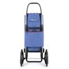 Carro Rolser Wallaby Tweed 6 Ruedas Sube Escaleras Plegable - Azul