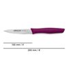 Cuchillo Mondador Acero Inoxidable Arcos Nova 100 Mm Color Fucsia