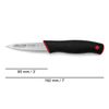 Cuchillo Mondador Acero Inoxidable Arcos Duo Roja 85 Mm Color Negro