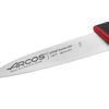 Cuchillo Mondador Acero Inoxidable Arcos Duo Roja 85 Mm Color Negro