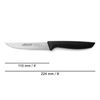 Cuchillo Para Verduras Acero Inoxidable Arcos Niza 110 Mm Color Negro