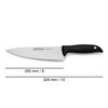 Cuchillo Chef Acero Inoxidable Arcos Menorca 200 Mm Color Negro