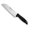 Cuchillo Santoku Acero Inoxidable Arcos Menorca 180 Mm Color Negro